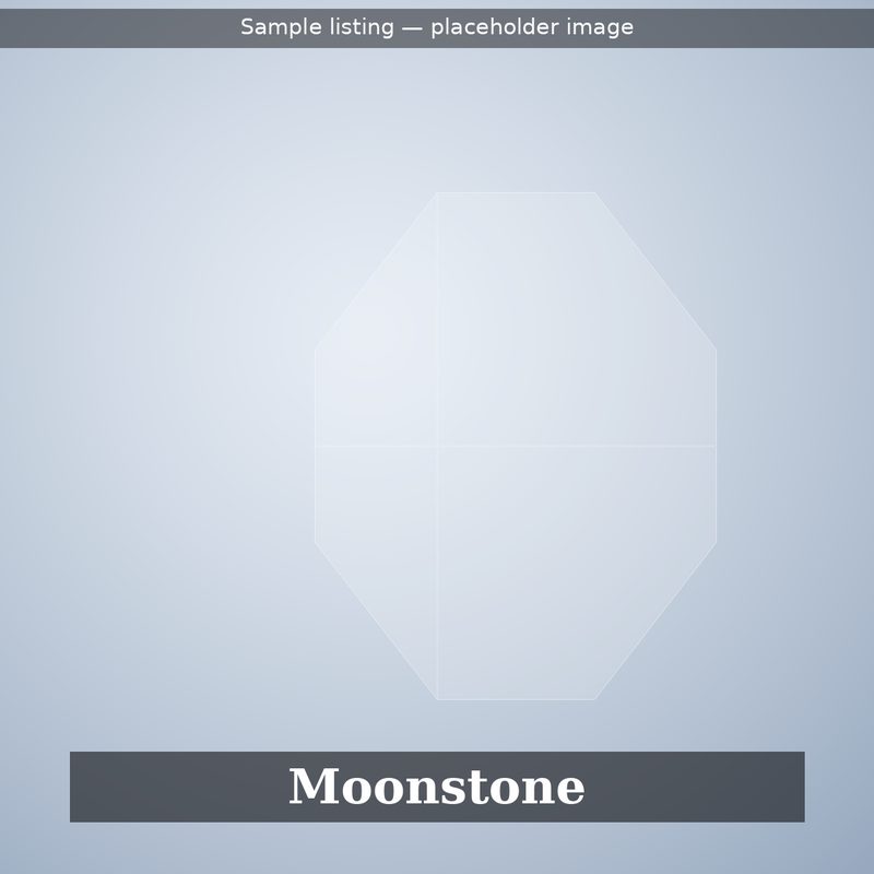 4.60 carat natural Ceylon moonstone, cabochon, placeholder sample image
