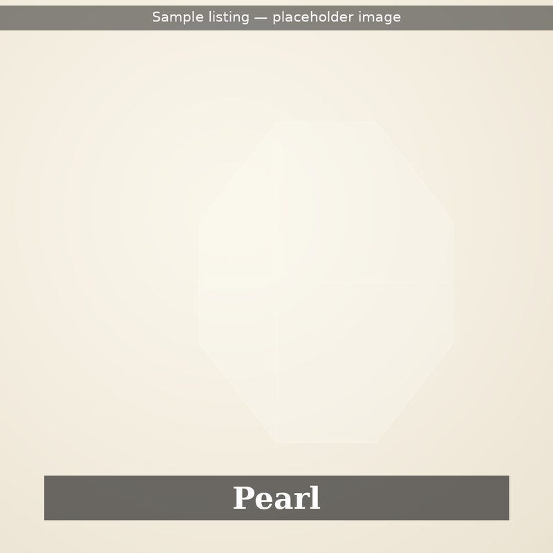8.5mm natural South Sea pearl, button shape, placeholder sample image