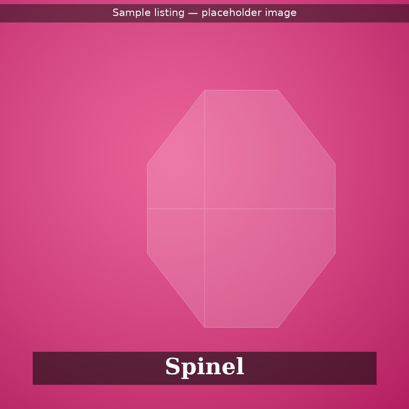 2.05 carat natural Burmese spinel, cushion cut, placeholder sample image