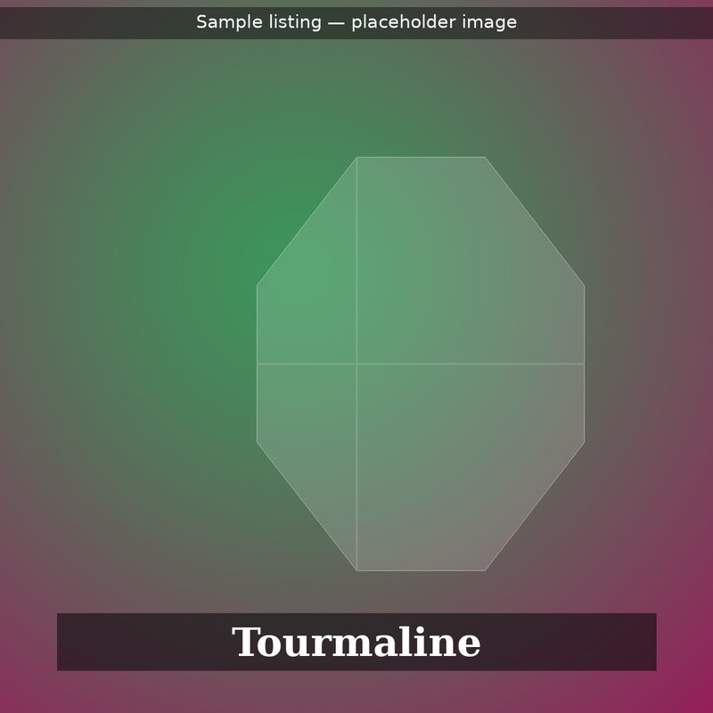 2.90 carat natural rubellite tourmaline, oval cut, placeholder sample image